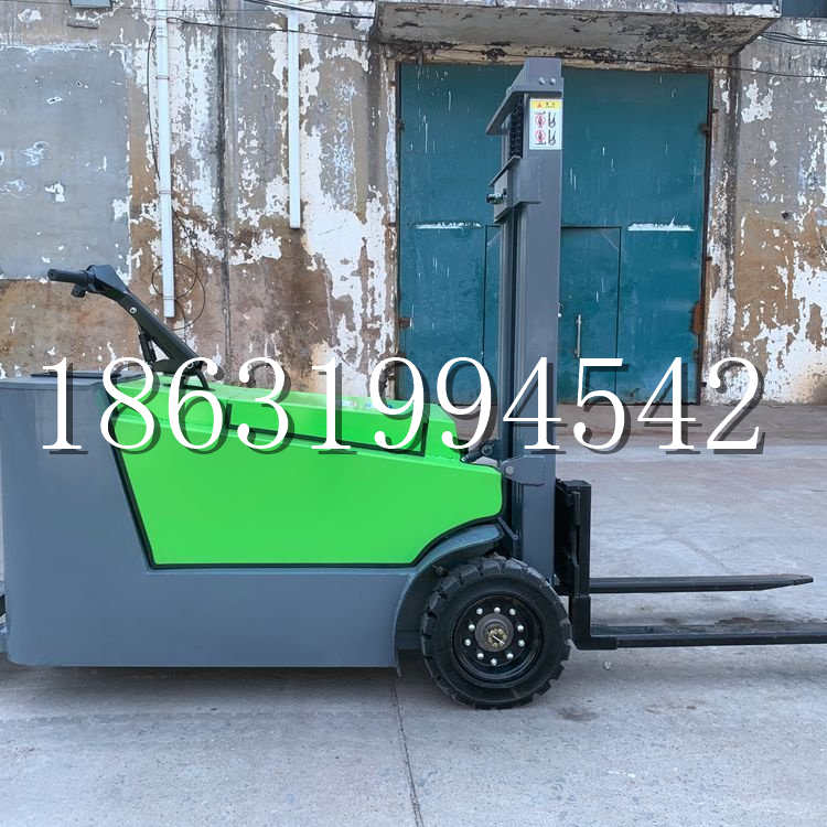 横县小型电动叉车1吨2吨步行站驾式电瓶堆高充电装卸车液压升降车铲车
